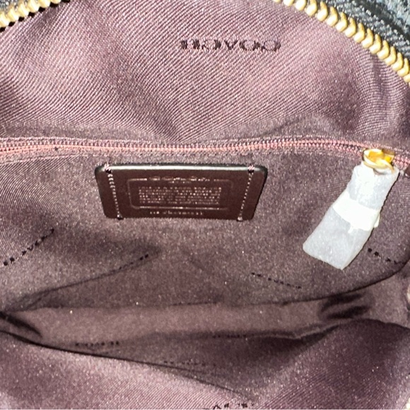 Coach Black Leather Backpack Purse - Picture 8 of 16